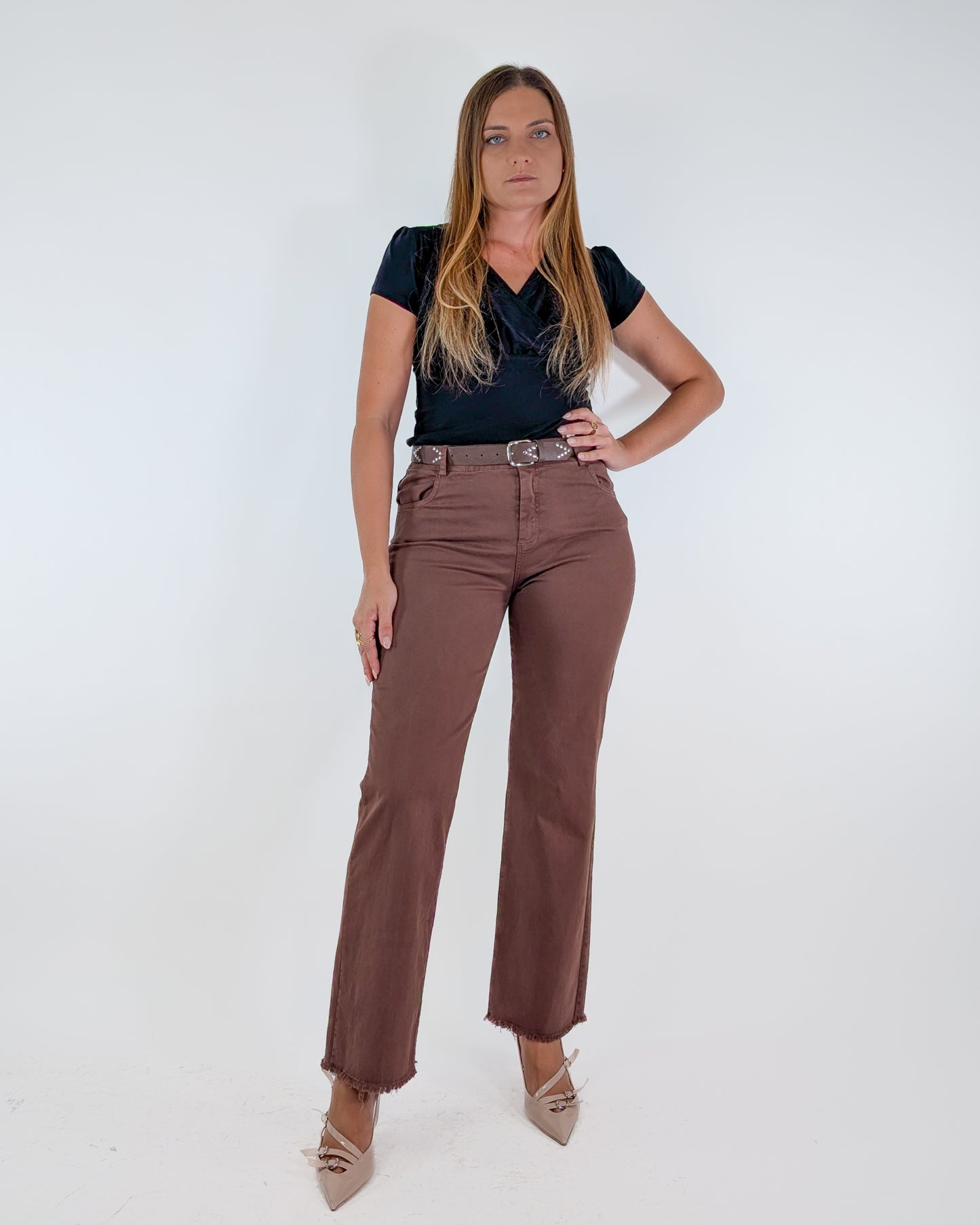 AI25 Tensione In Pantalone PA5275 Cioccolato