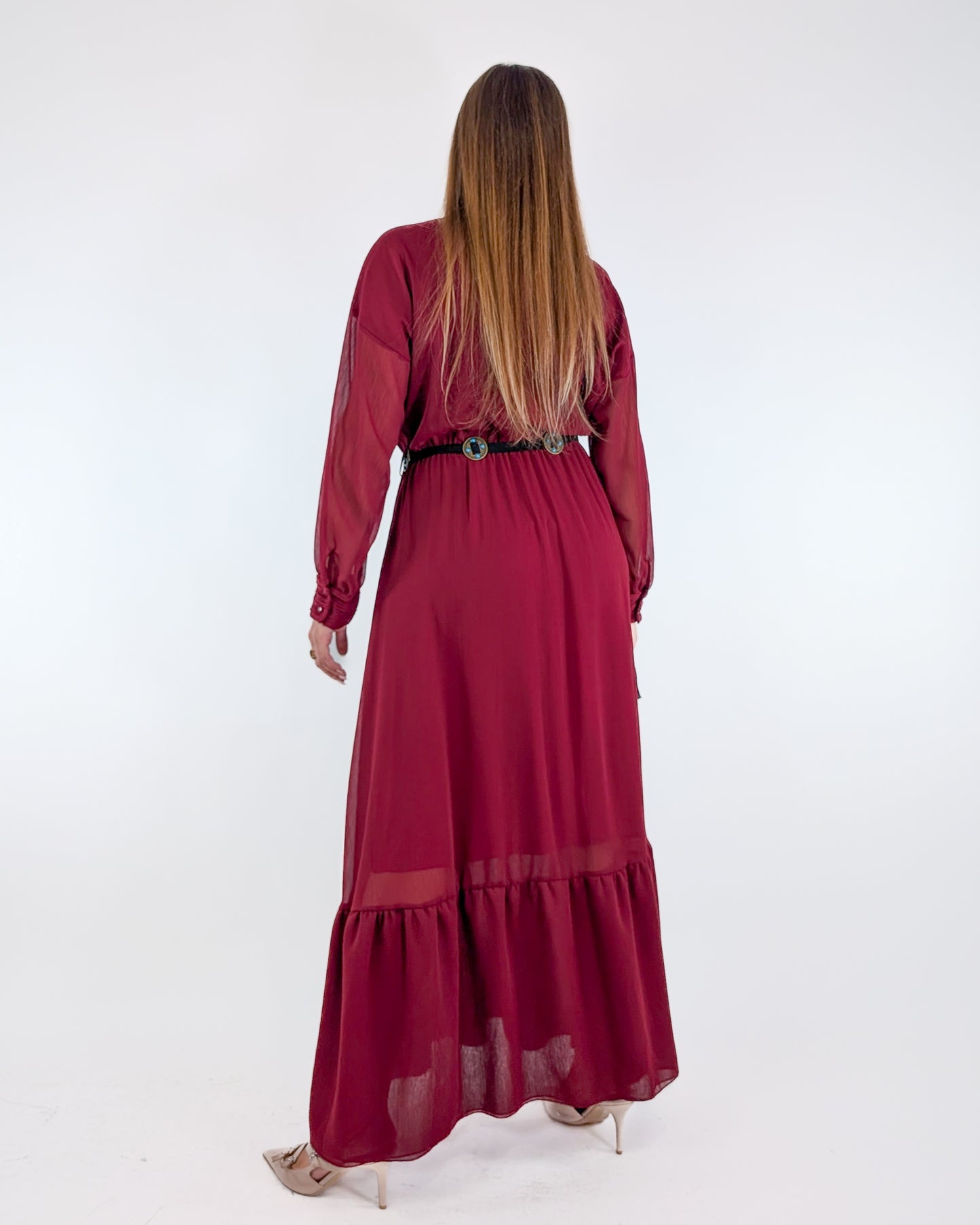 AI25 Tensione In Abito A10152AT Bordeaux