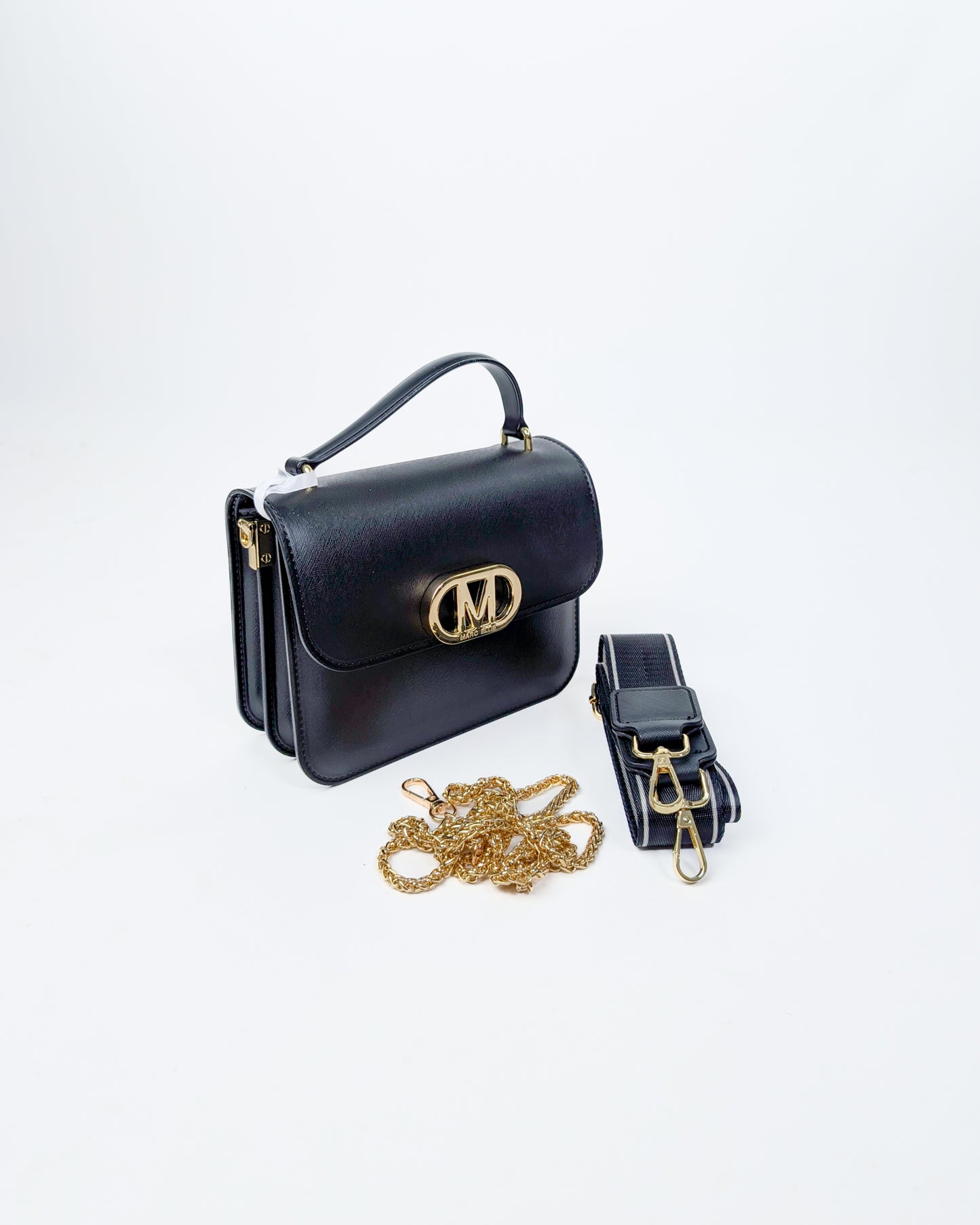 AI25 Marc Ellis Borsa FLAT EAR _25 Black/Light Gold