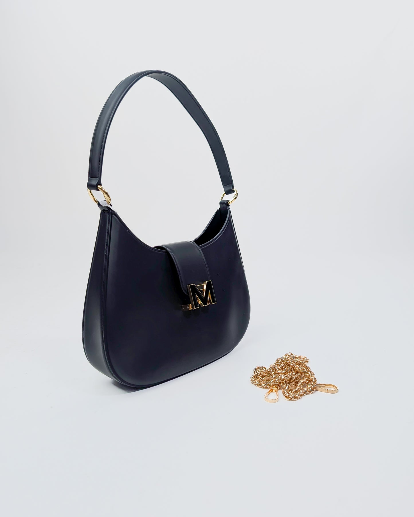 AI25 Marc Ellis Borsa FLAT NEW YORK _25 BLACK / LIGHT GOLD