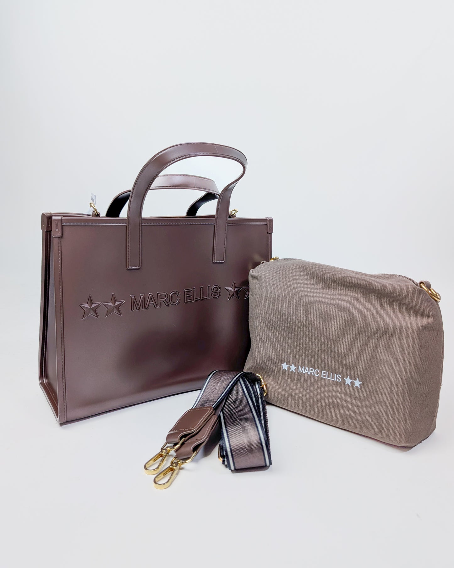 AI25 Marc Ellis Borsa FLAT GO COCOA / LIGHT GOLD