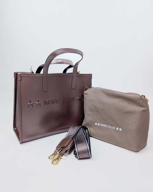 AI25 Marc Ellis Borsa FLAT GO COCOA / LIGHT GOLD