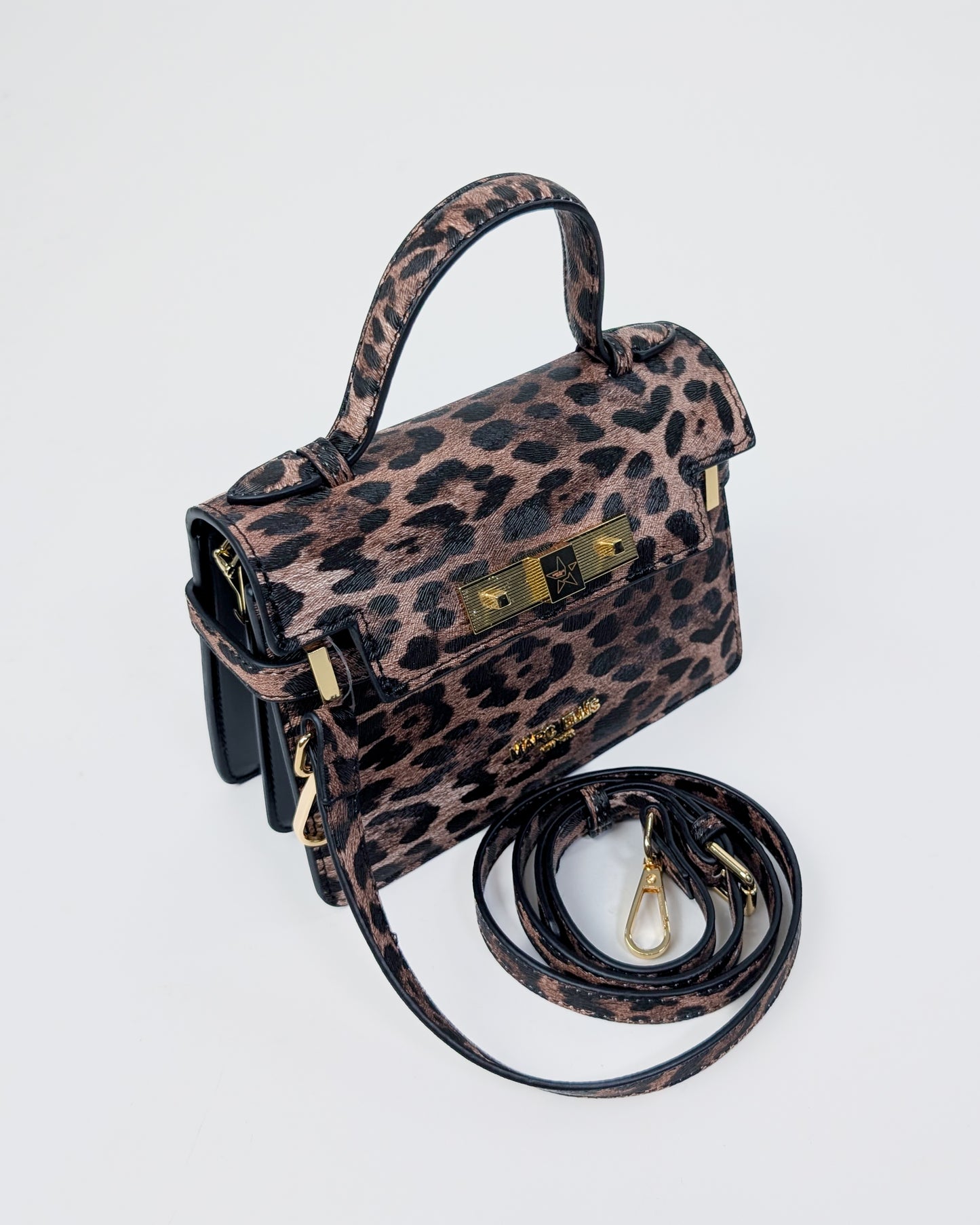 AI25 Marc Ellis Borsa AROUND S 26 BLACK LEO / LIGHT GOLD