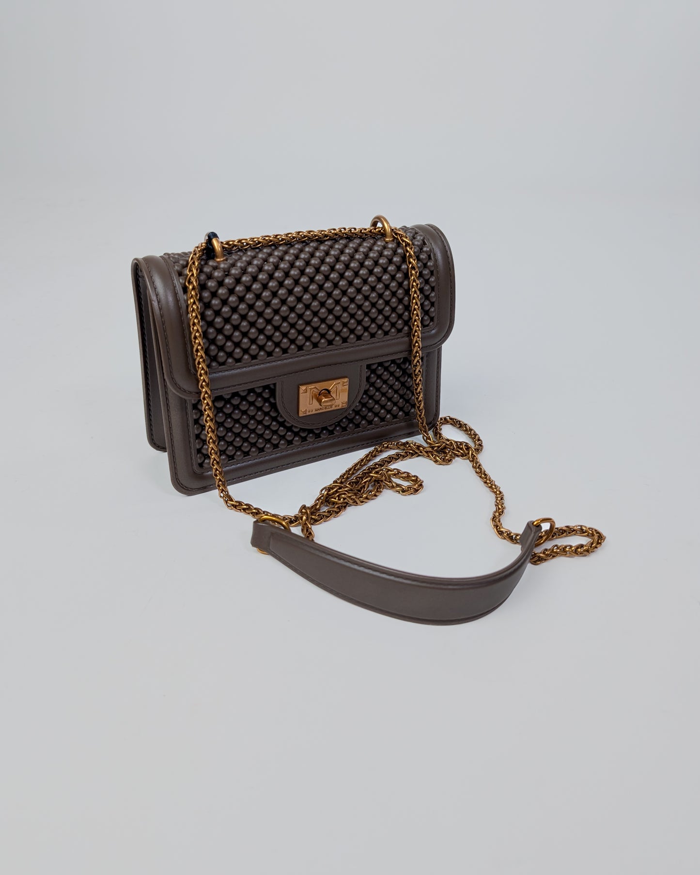 AI25 Marc Ellis Borsa FLAT BALL CLICK COCOA / RAME