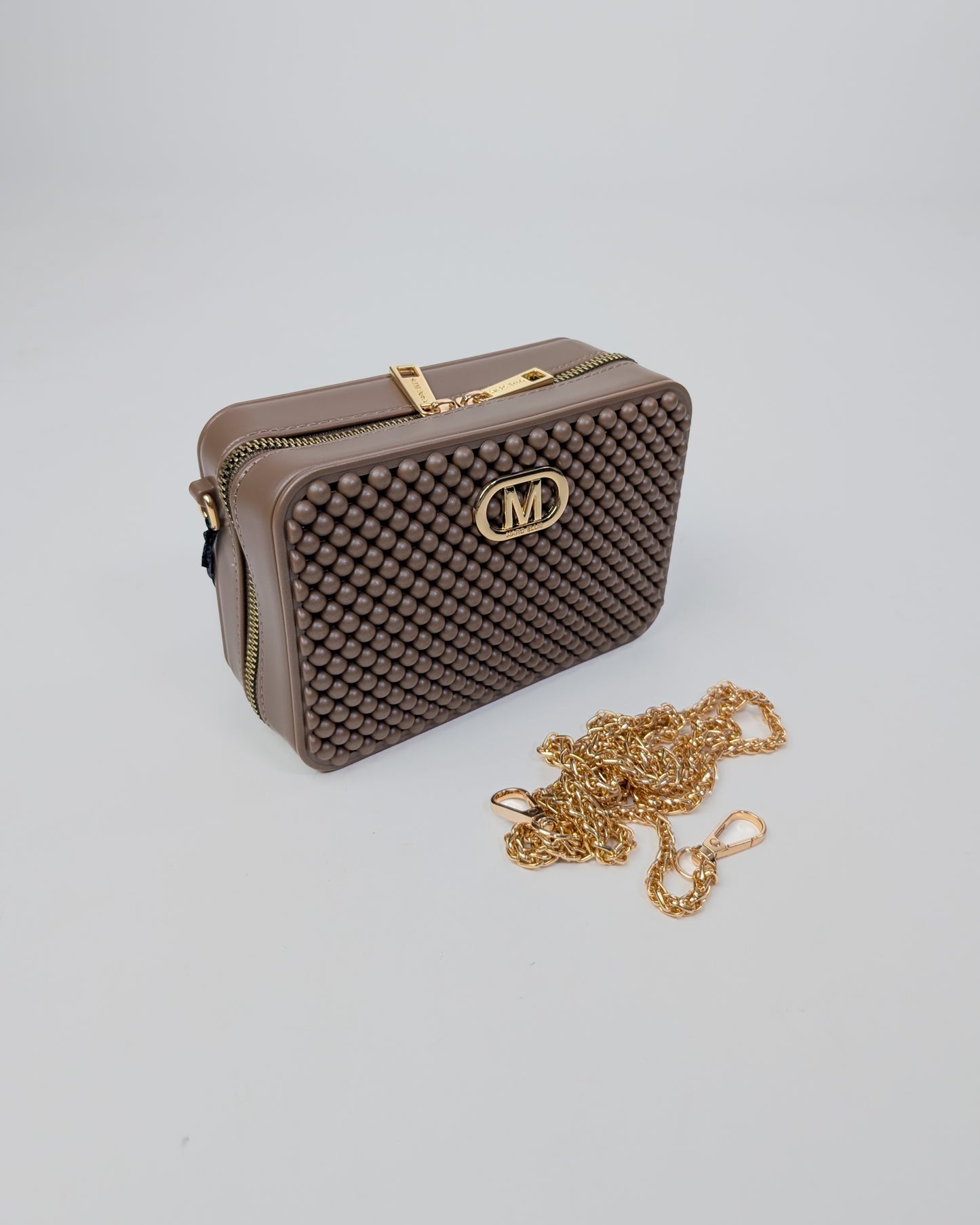 AI25 Marc Ellis Borsa FLAT BALL CARGO BRONZE / LIGHT GOLD