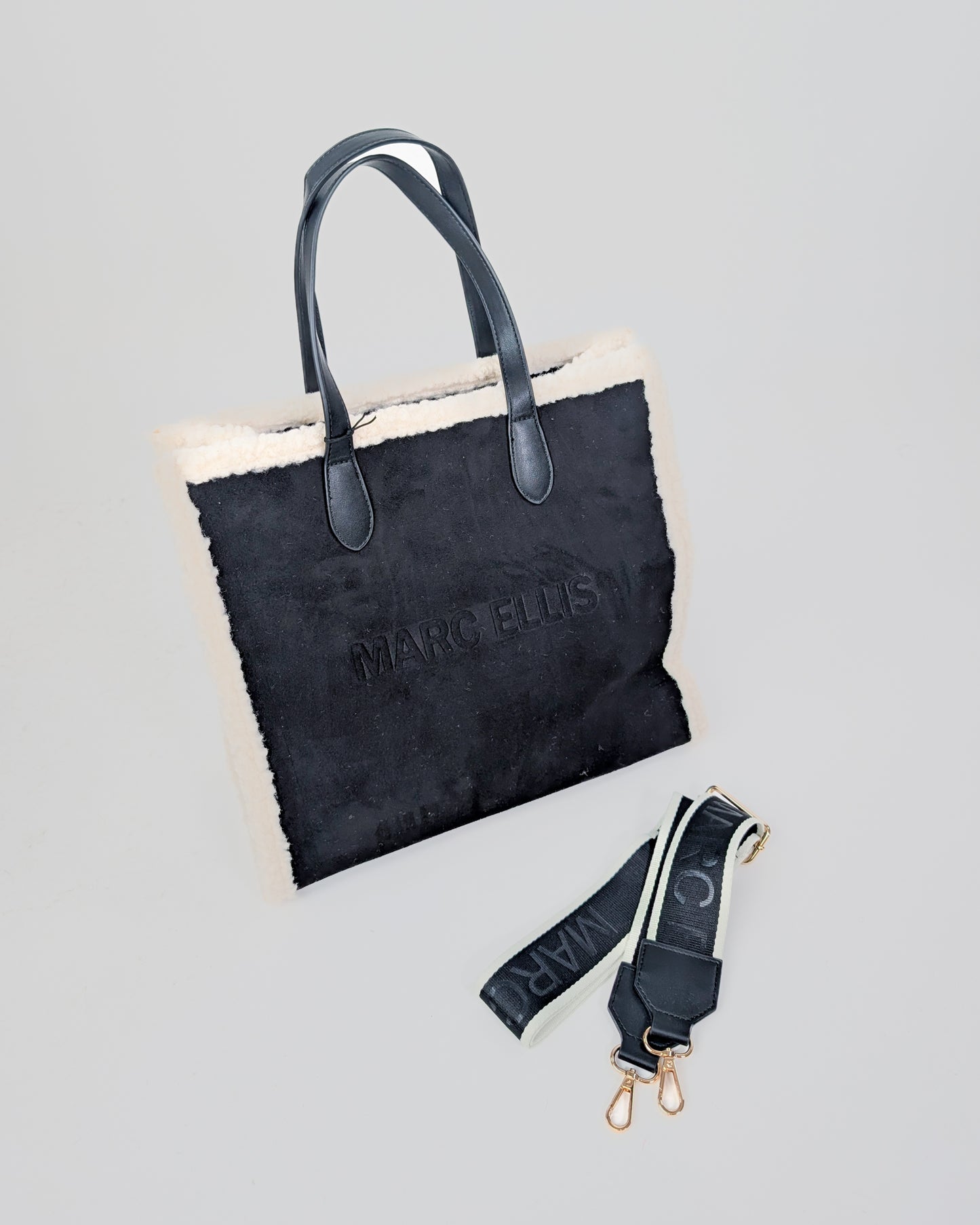 AI25 Marc Ellis Borsa BUBY SUEDE L Black
