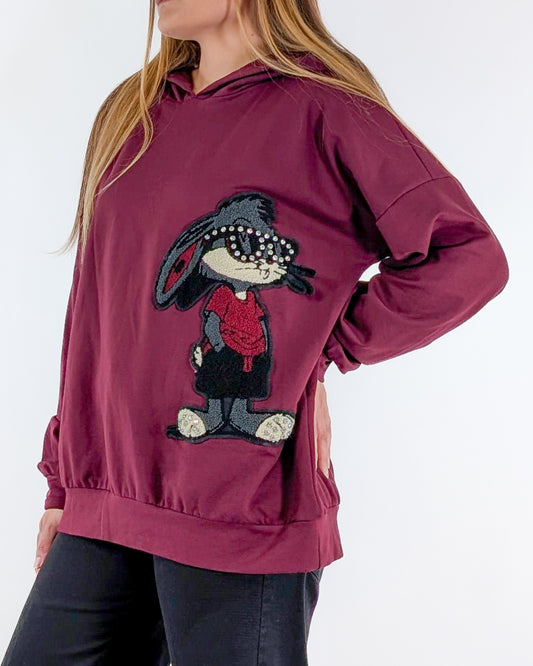 AI25 Susy Mix Felpa I256125 Vino