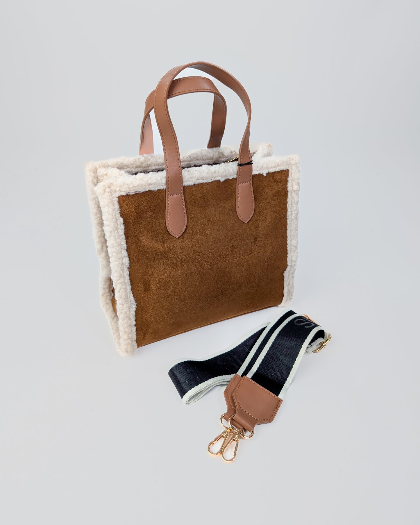 AI25 Marc Ellis Borsa BUBY SUEDE M Dark Cuoio