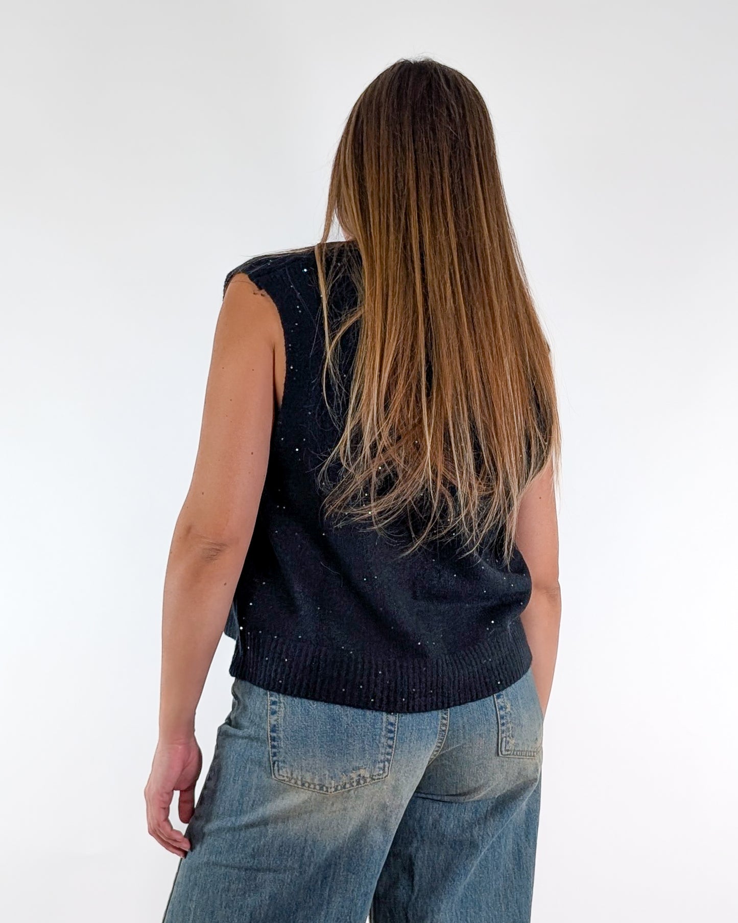 AI25 Susy Mix Gilet 25136 Nero