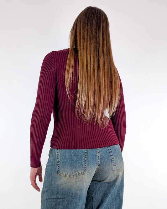 AI25 Tensione In Maglia W5HMJ55A418 Burgundy