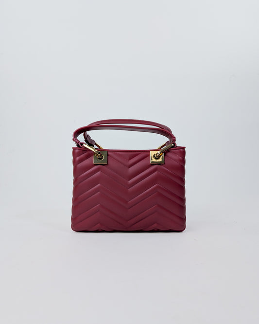 AI25 Marc Ellis Borsa FLAT KRISSY S WAVE_25 Red Dahlia/Light Gold