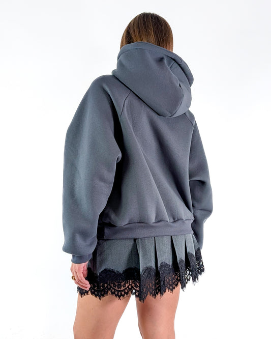 AI25 Susy Mix Felpa SH002863 Grigio Piombo