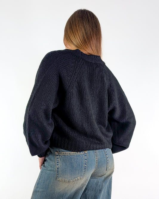 AI25 Have One Cardigan JIT-P021 Nero