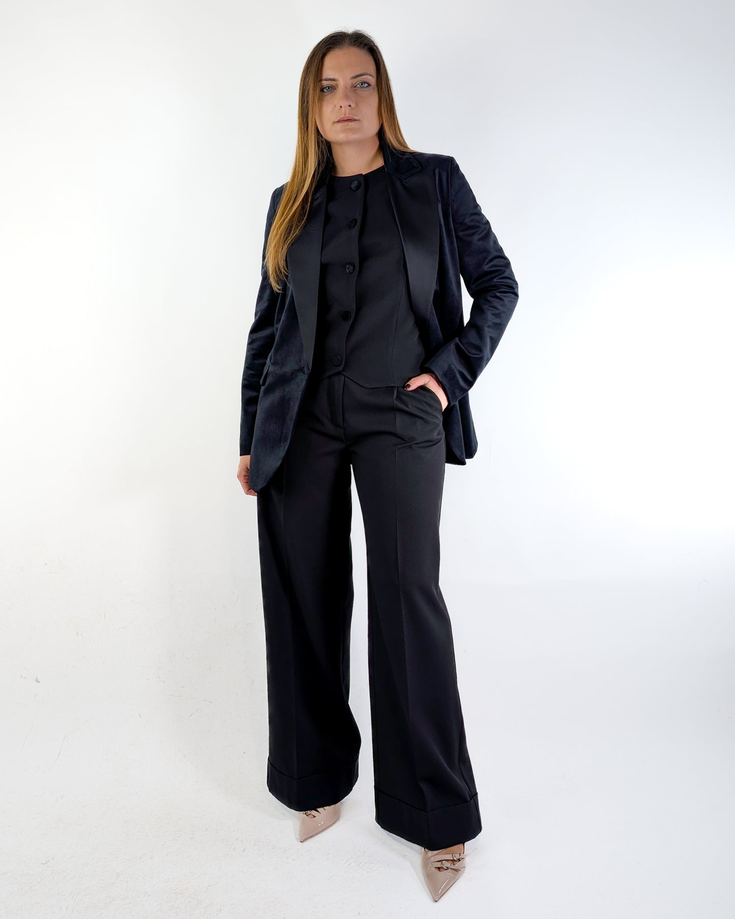 AI25 Vicolo Pantalone TF0419 Nero