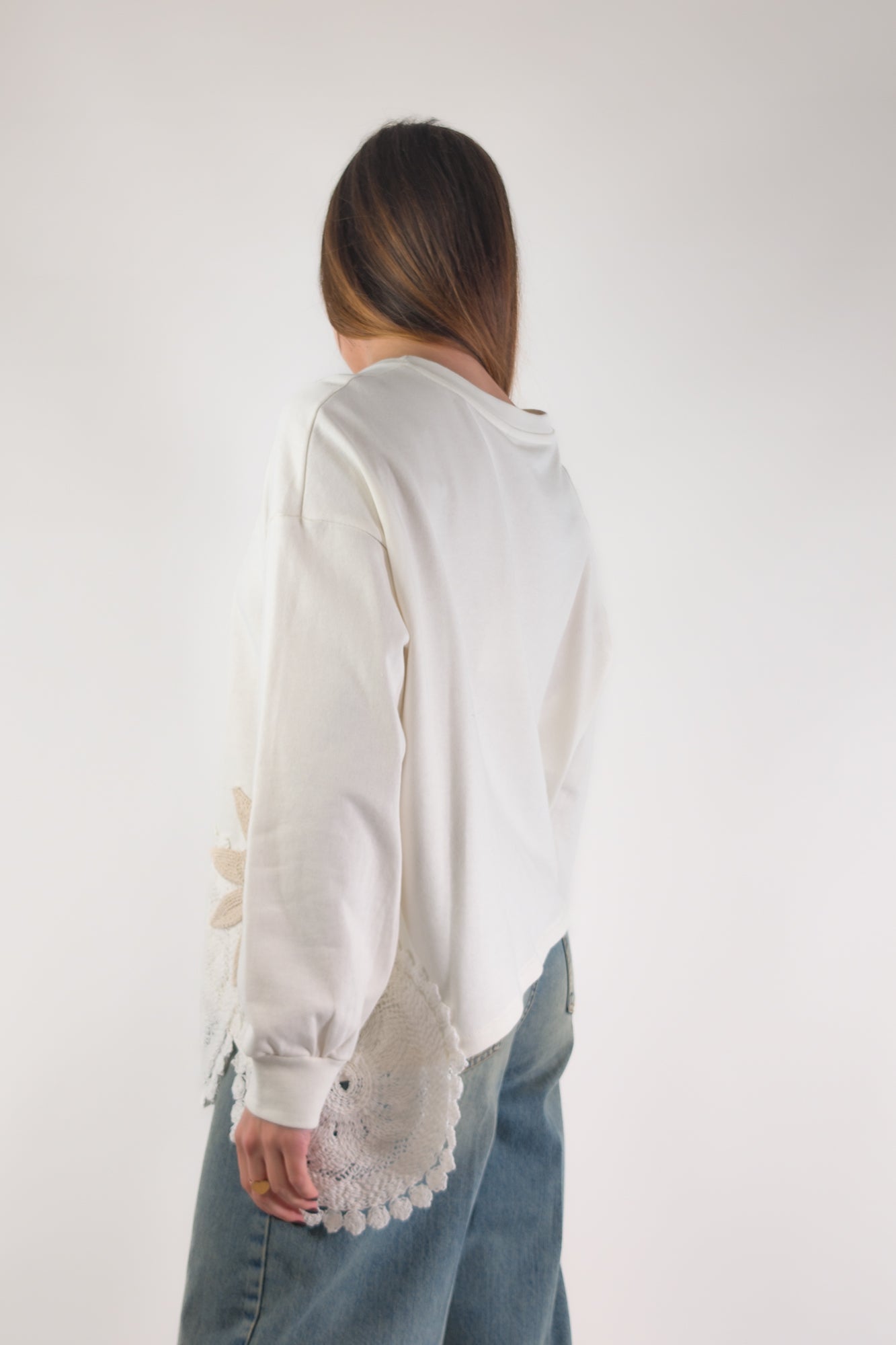 PE26 Tensione In Felpa TI3419PE26 Panna