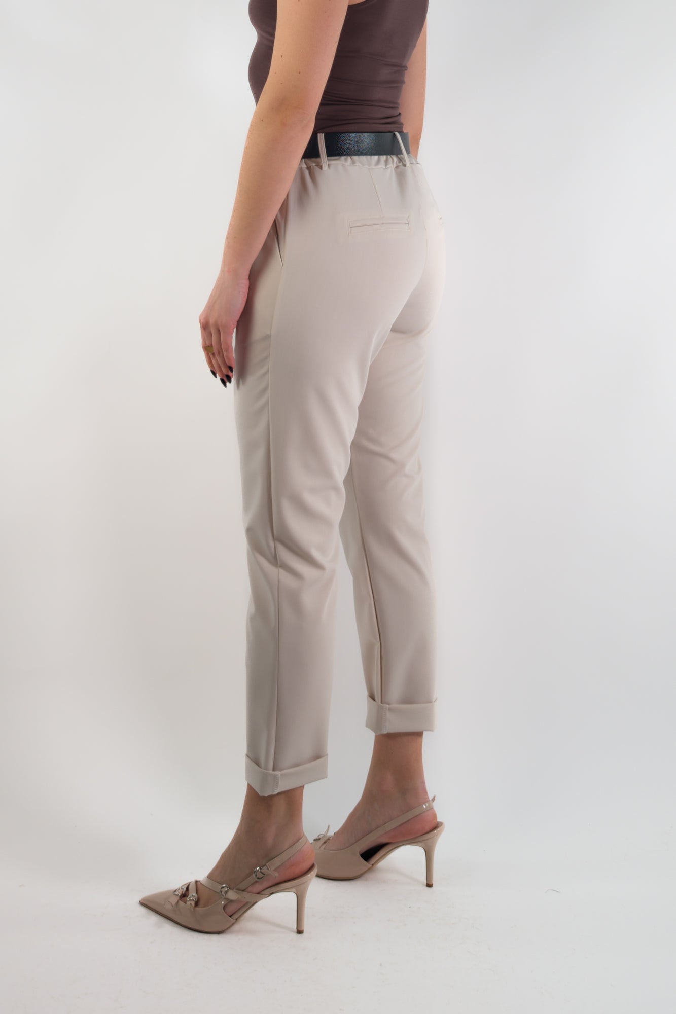 PE26 Susy Mix Pantalone 24100MU Burro