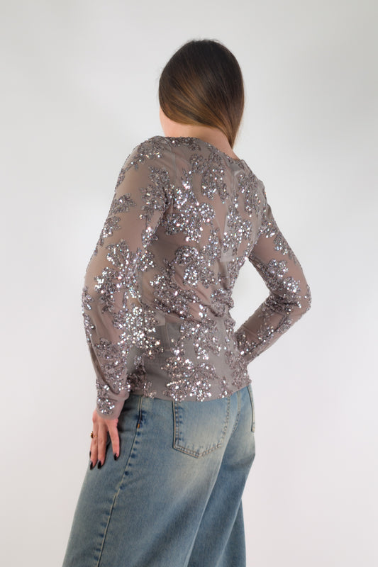 PE26 Susy Mix Maglia L557PA Fango