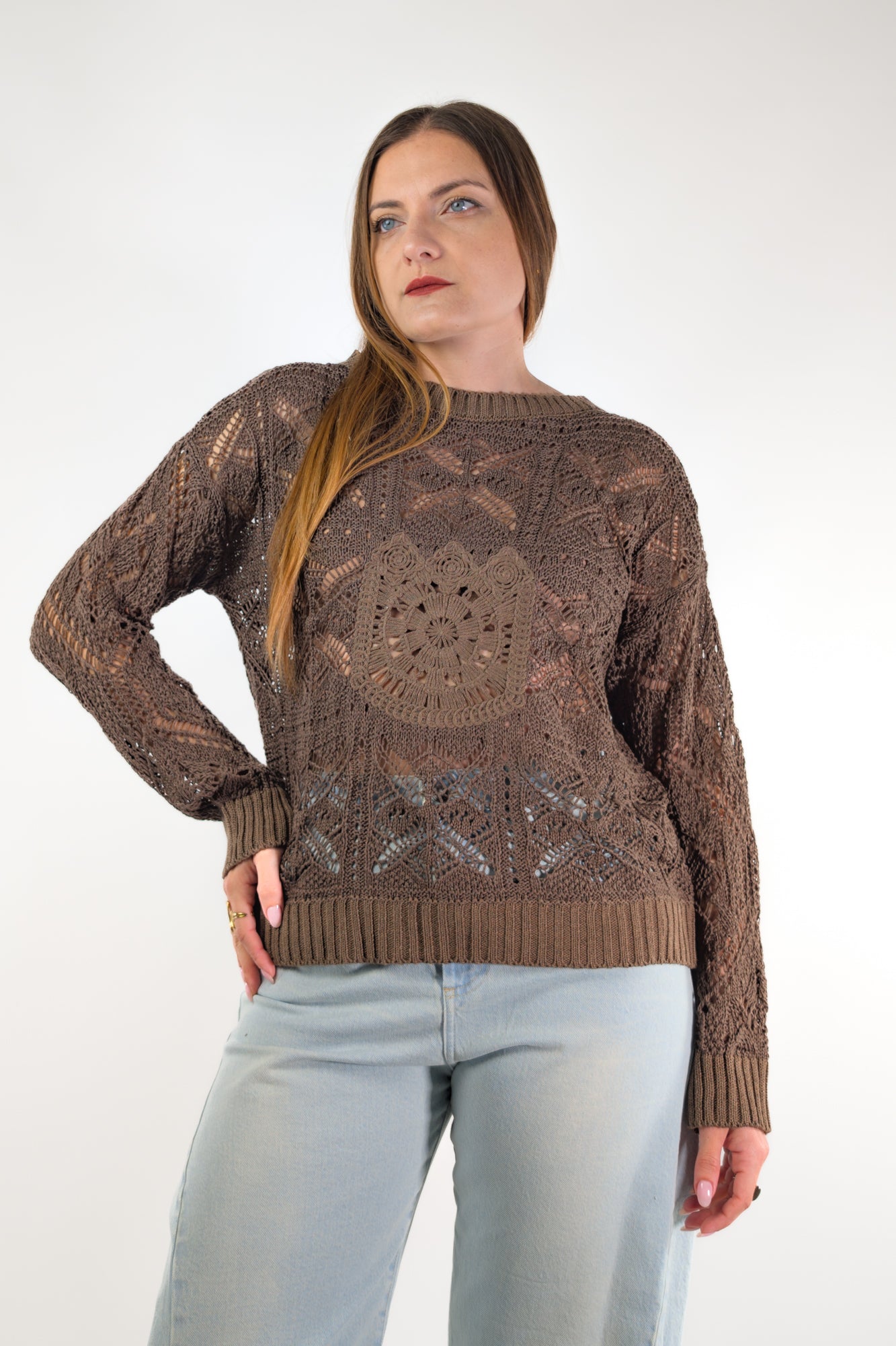 PE26 Tensione In Maglia D75647 Cioccolato