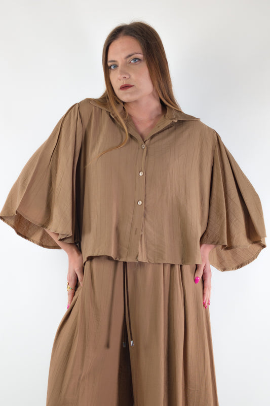 PE26 Vivienne Camicia G03333 Cammello