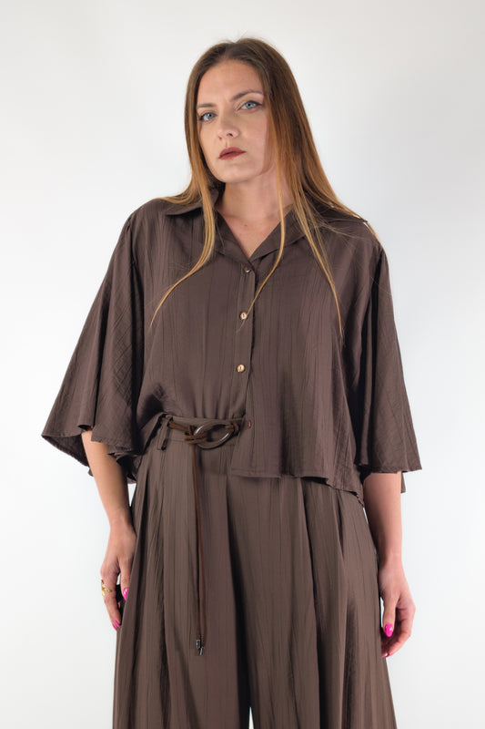 PE26 Vivienne Camicia G03333 Moro