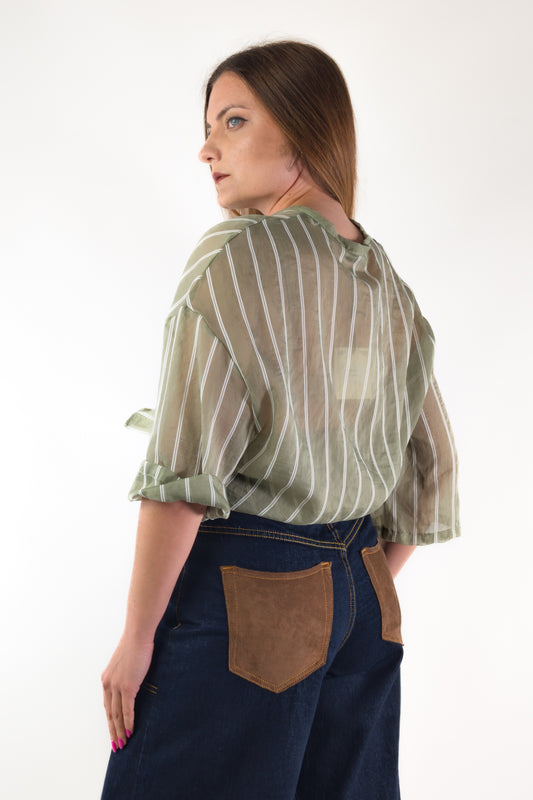 PE26 Vivienne Camicia 964 Verde