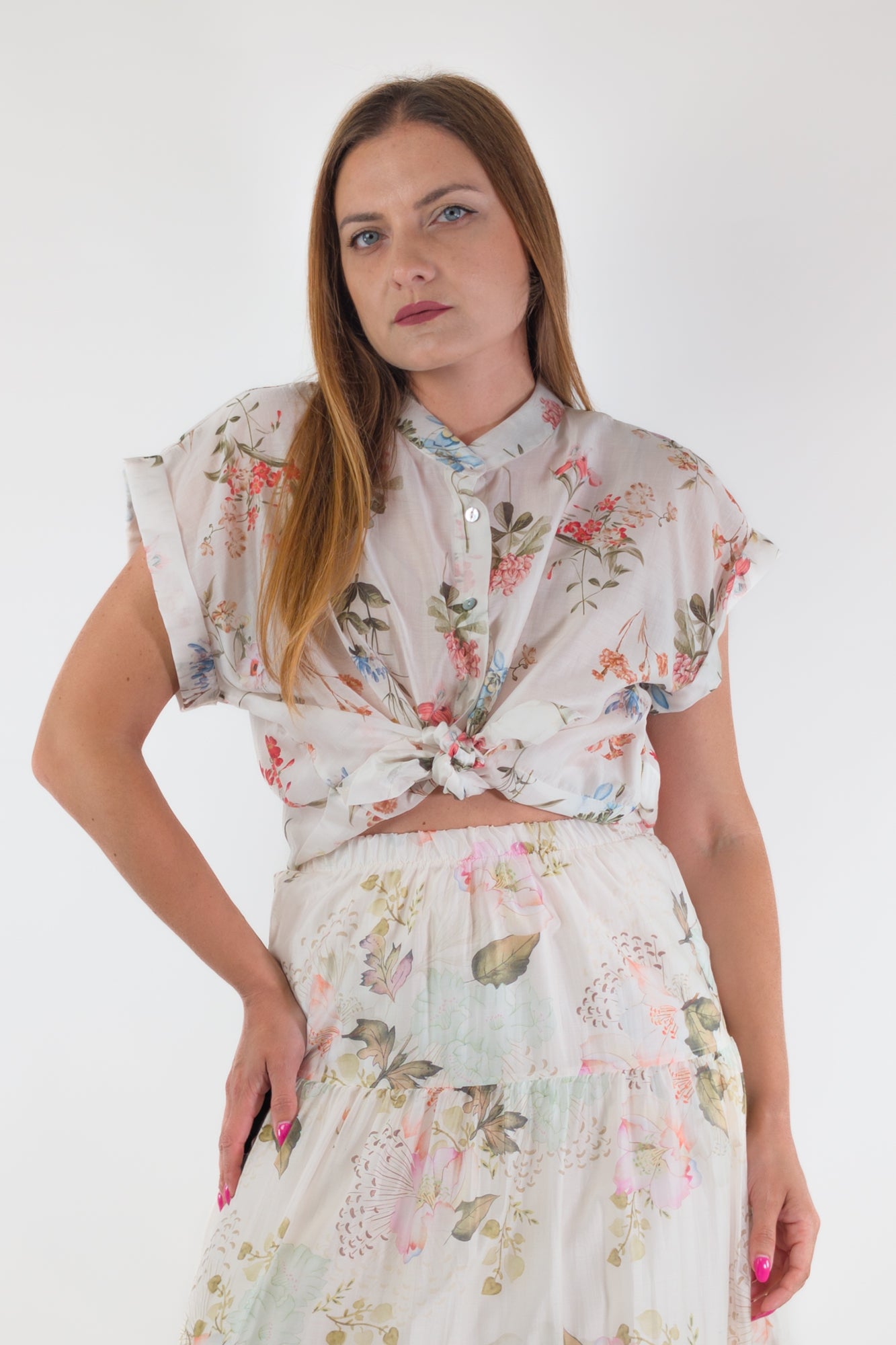 PE26 Susy Mix Camicia 26245F3 Latte