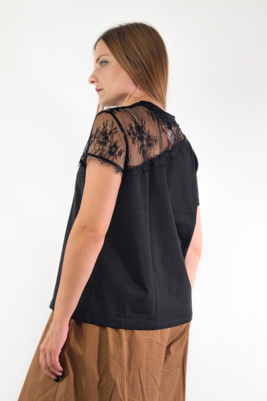 PE26 Susy Mix Maglia 12127 Nero