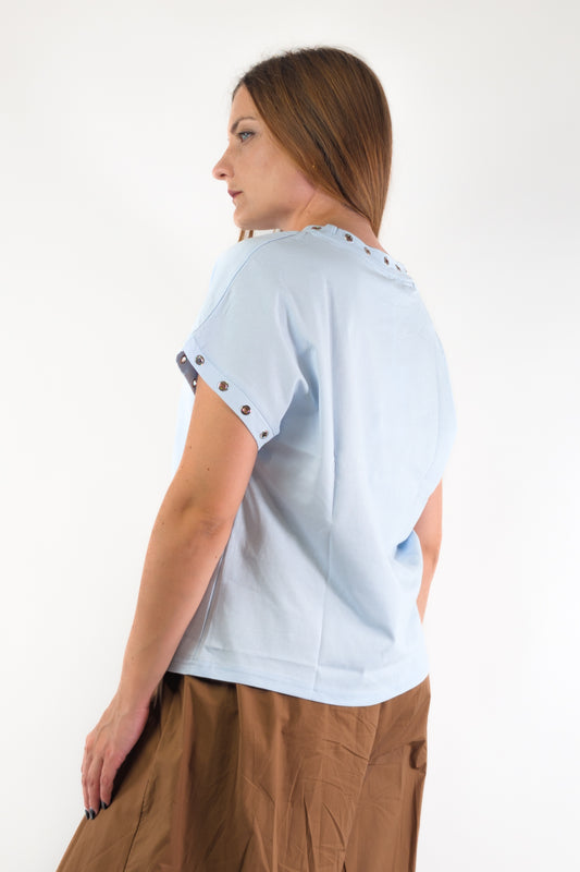 PE26 Susy Mix Maglia 12182 Celeste