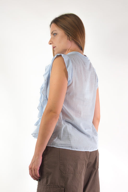 PE26 Susy Mix Camicia G304CU Azzurro