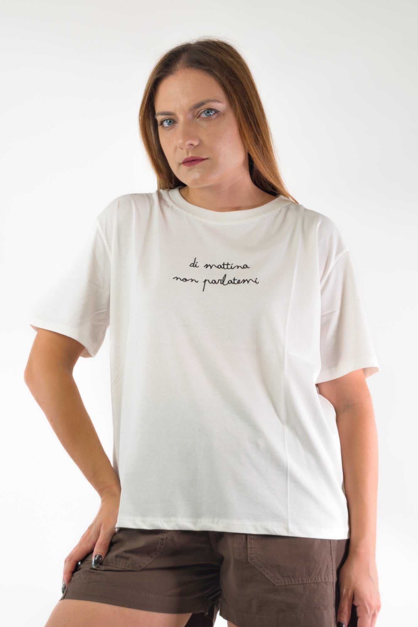 PE26 Luxury T-Shirt 2529 Di Mattina Non Parlatemi
