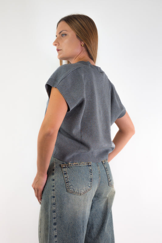 AI26 Susy Mix Gilet AI51088 Grigio
