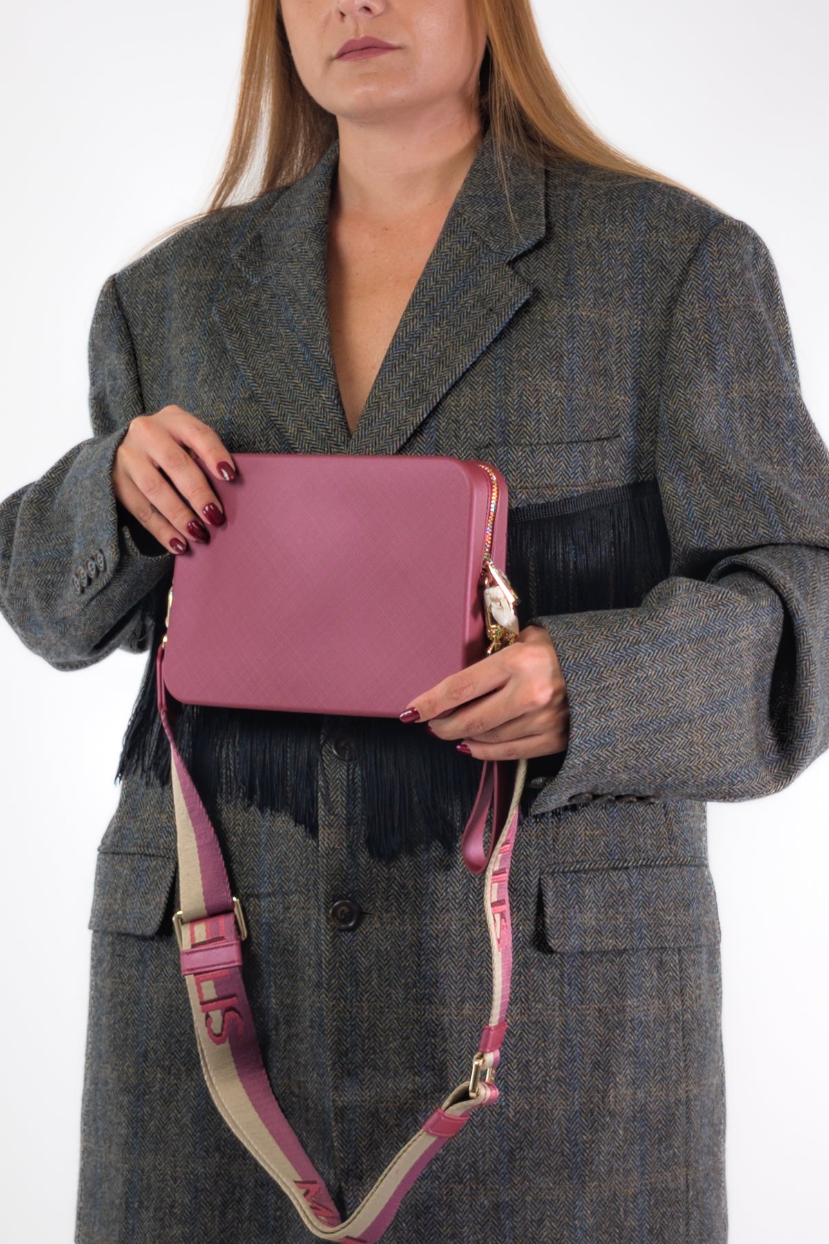 Marc Ellis Borsa FLAT FLOWE BURGU/LIG GOLD
