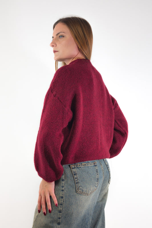 AI26 Luxury Maglia A2702 No Vabbè Bordeaux