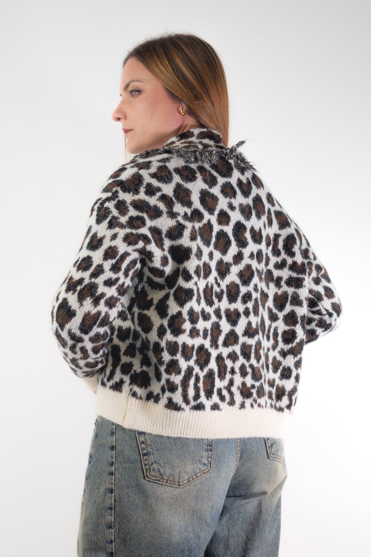 AI26 Susy Mix Cardigan M330 Avorio