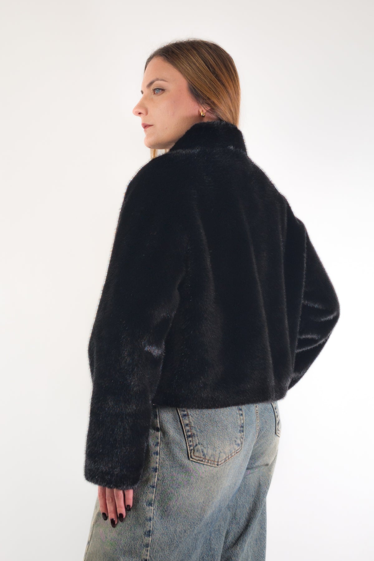 AI26 Susy Mix Ecopelliccia 25208 Nero