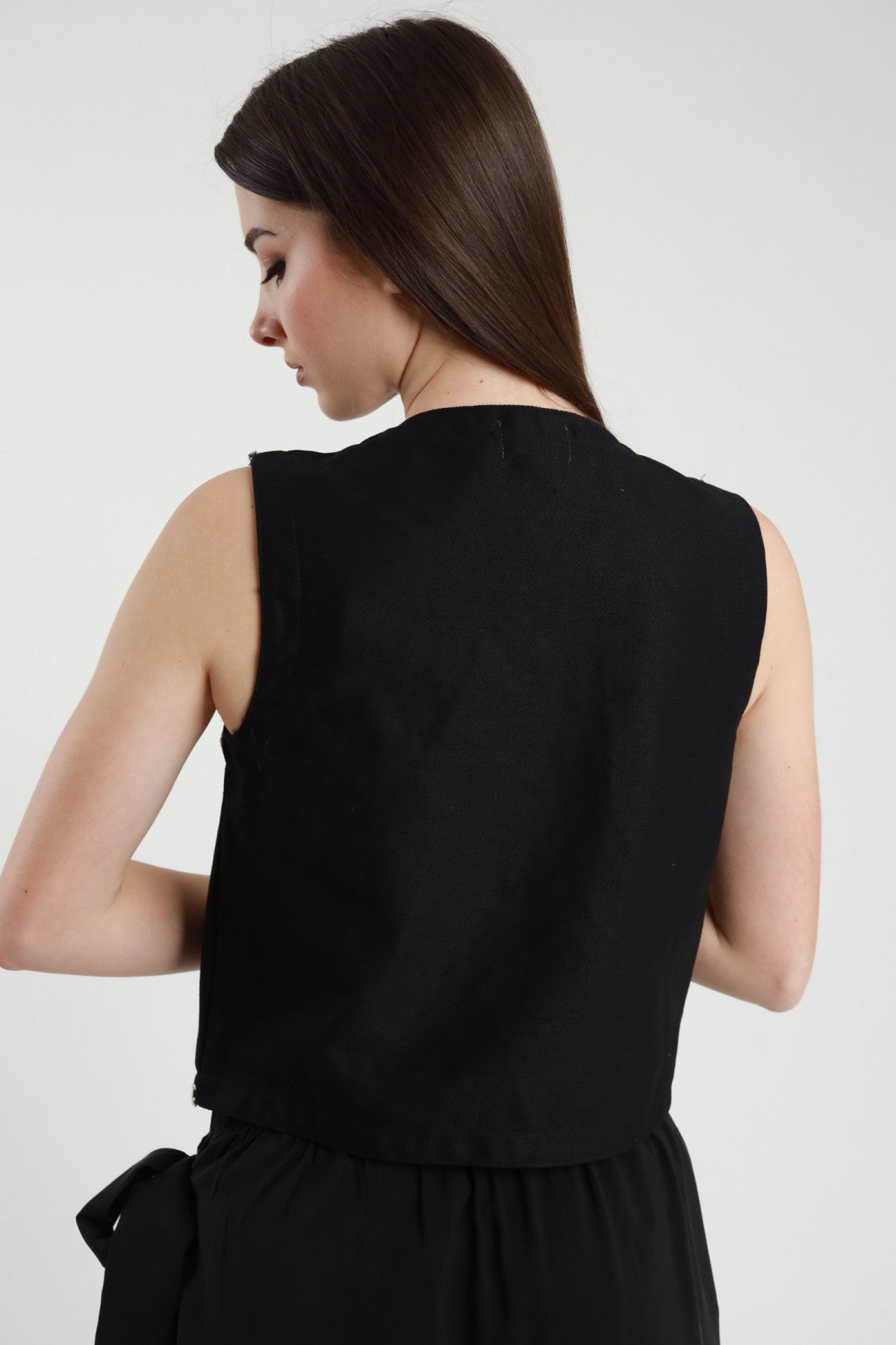 PE26 Susy Mix Gilet 780021 Nero