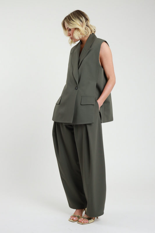 PE26 Susy Mix Gilet 53783 Militare