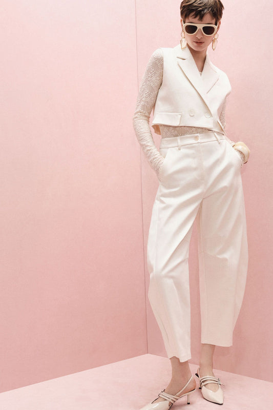 PE26 Imperial Pantalone P5T5LAS Panna