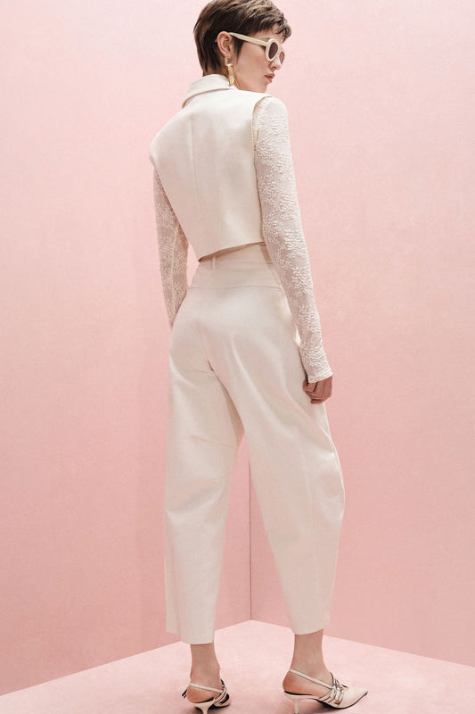 PE26 Imperial Pantalone P5T5LAS Panna