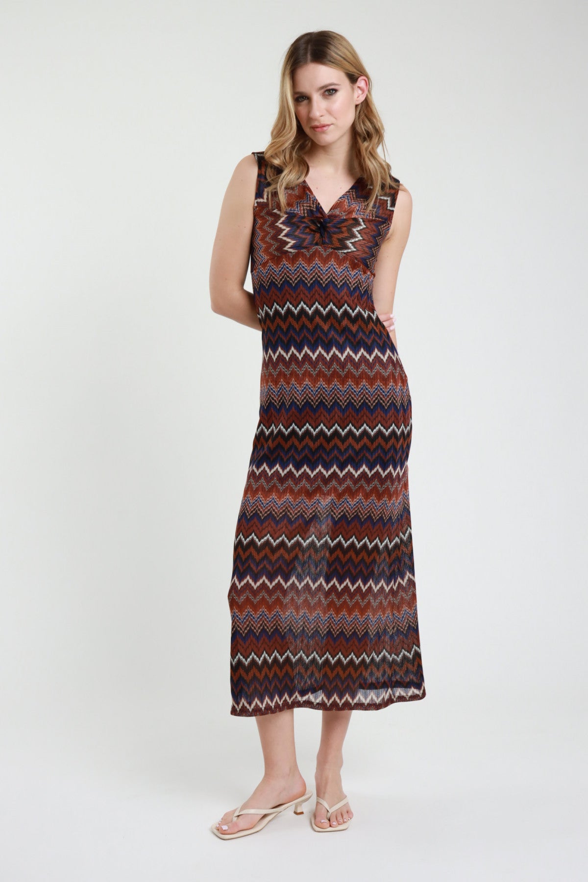 PE26 Susy Mix Abito 261364R Blu Royal