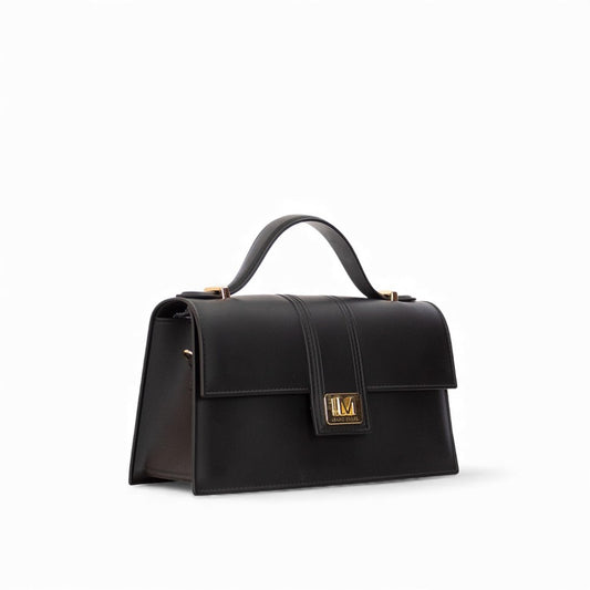 AI25 Marc Ellis Borsa FLAT ARROW M Black/Light Gold