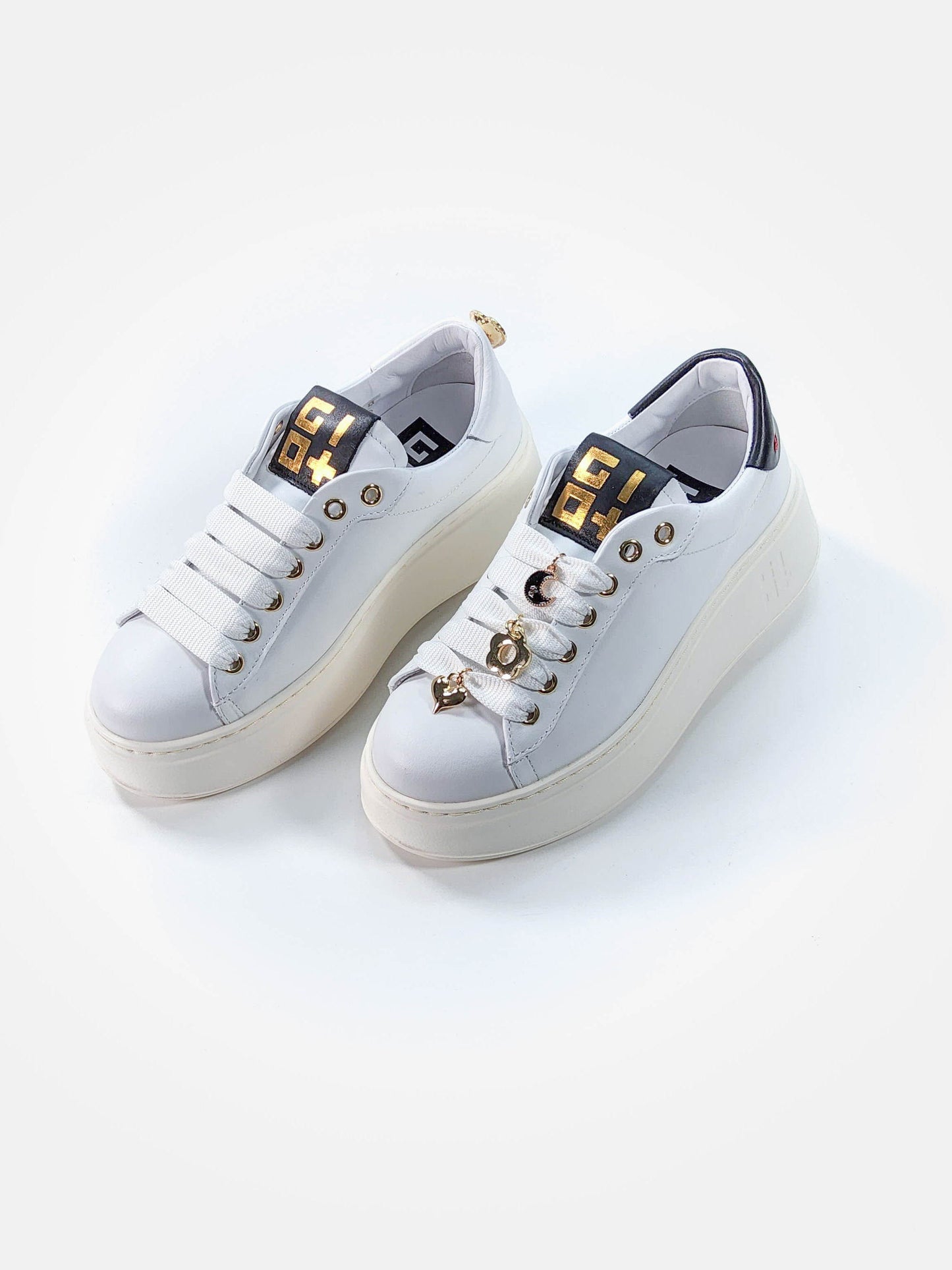 GIO+ SNEAKERS PIA254A COMBI WHITE/BLACK