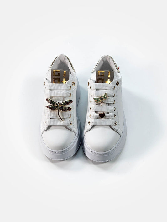 GIO+ SNEAKERS PIA232B COMBI WHITE LIBELLULE