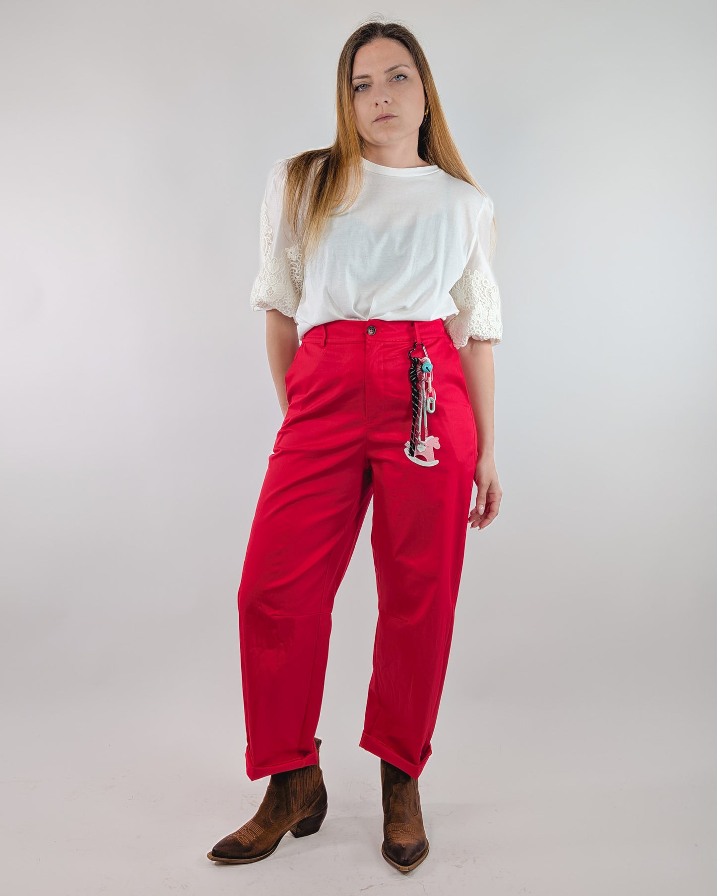 Susy Mix Pantalone S11703 Rosso