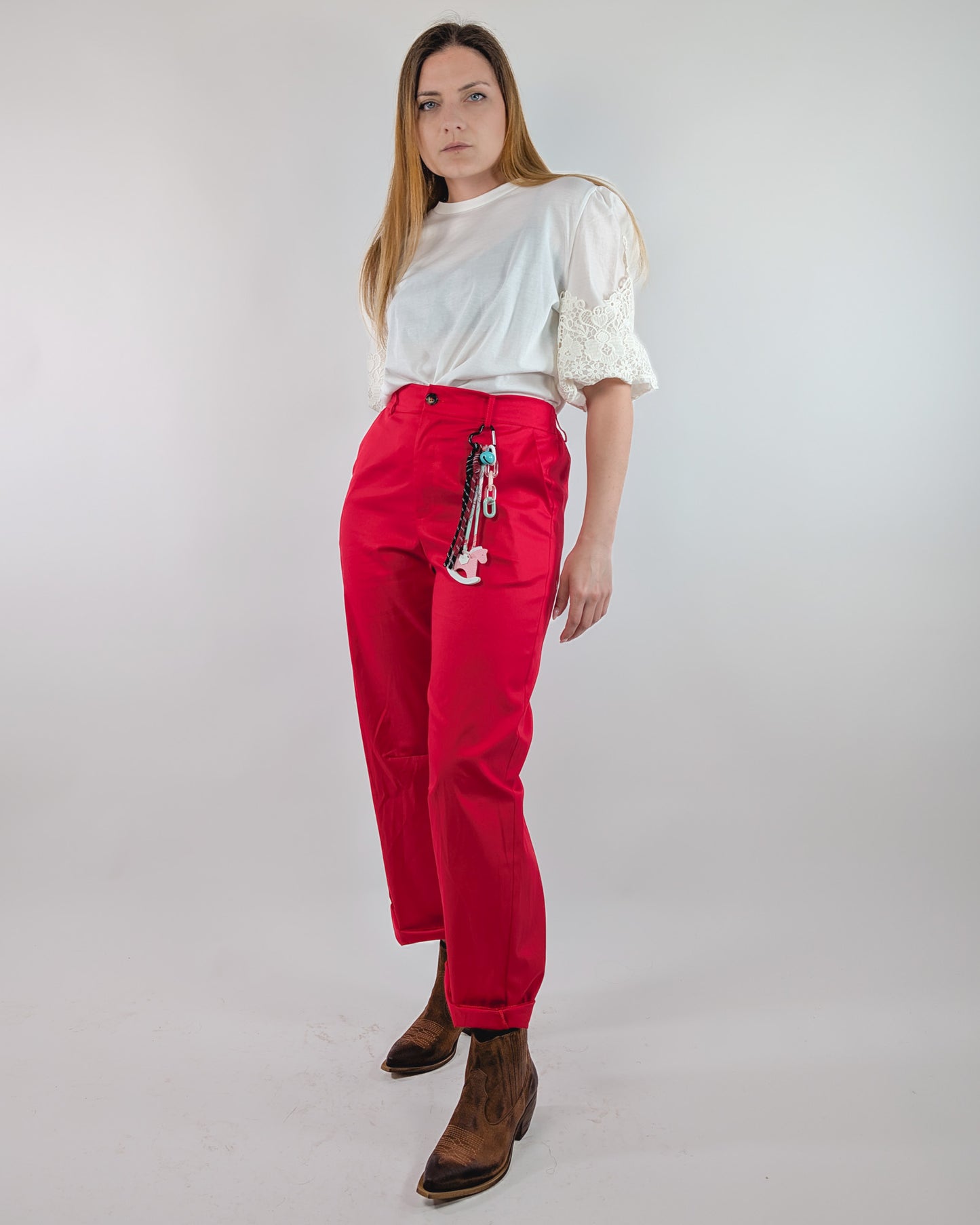 Susy Mix Pantalone S11703 Rosso