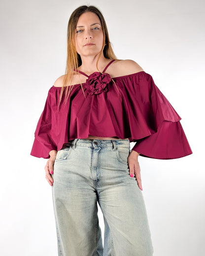 Susy Mix Blusa 3238125 Rosso India
