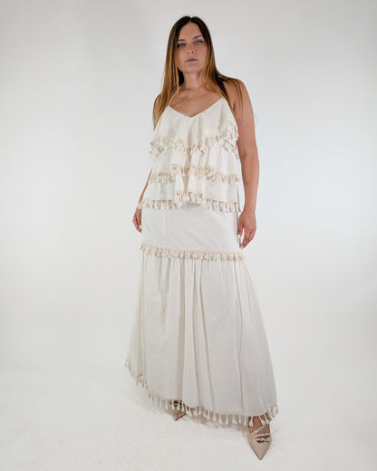 Le Streghe Gonna P25DL301 Beige