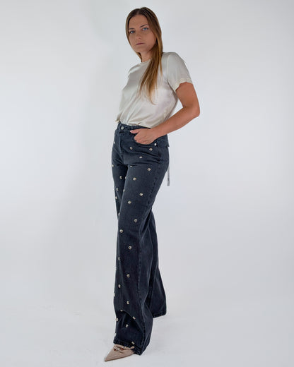 AI25 Have One Jeans PGZ-P114 Denim Nero