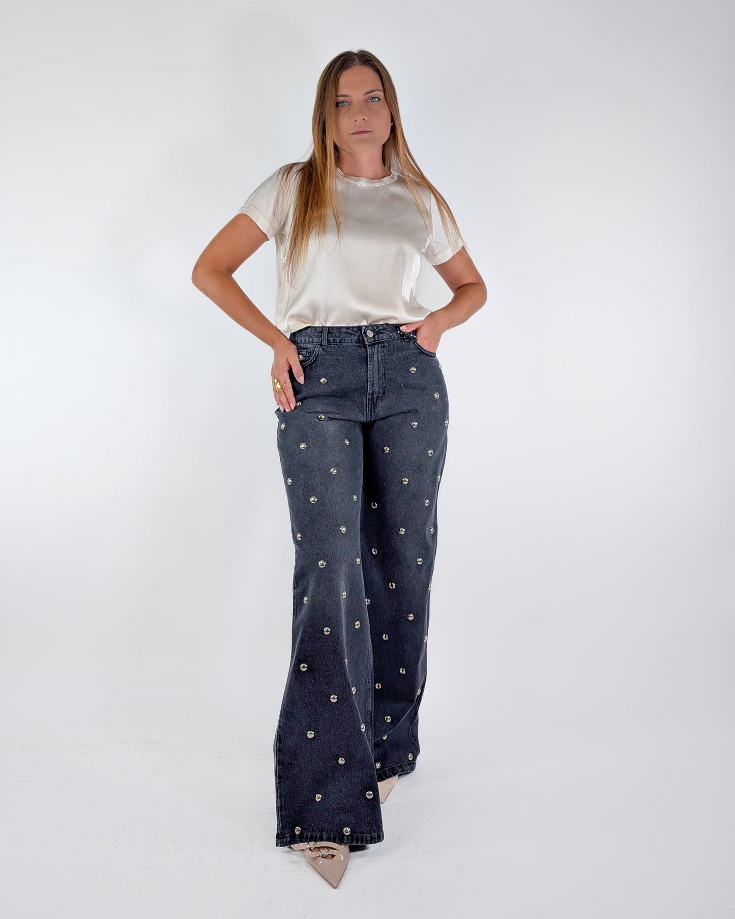 AI25 Have One Jeans PGZ-P114 Denim Nero