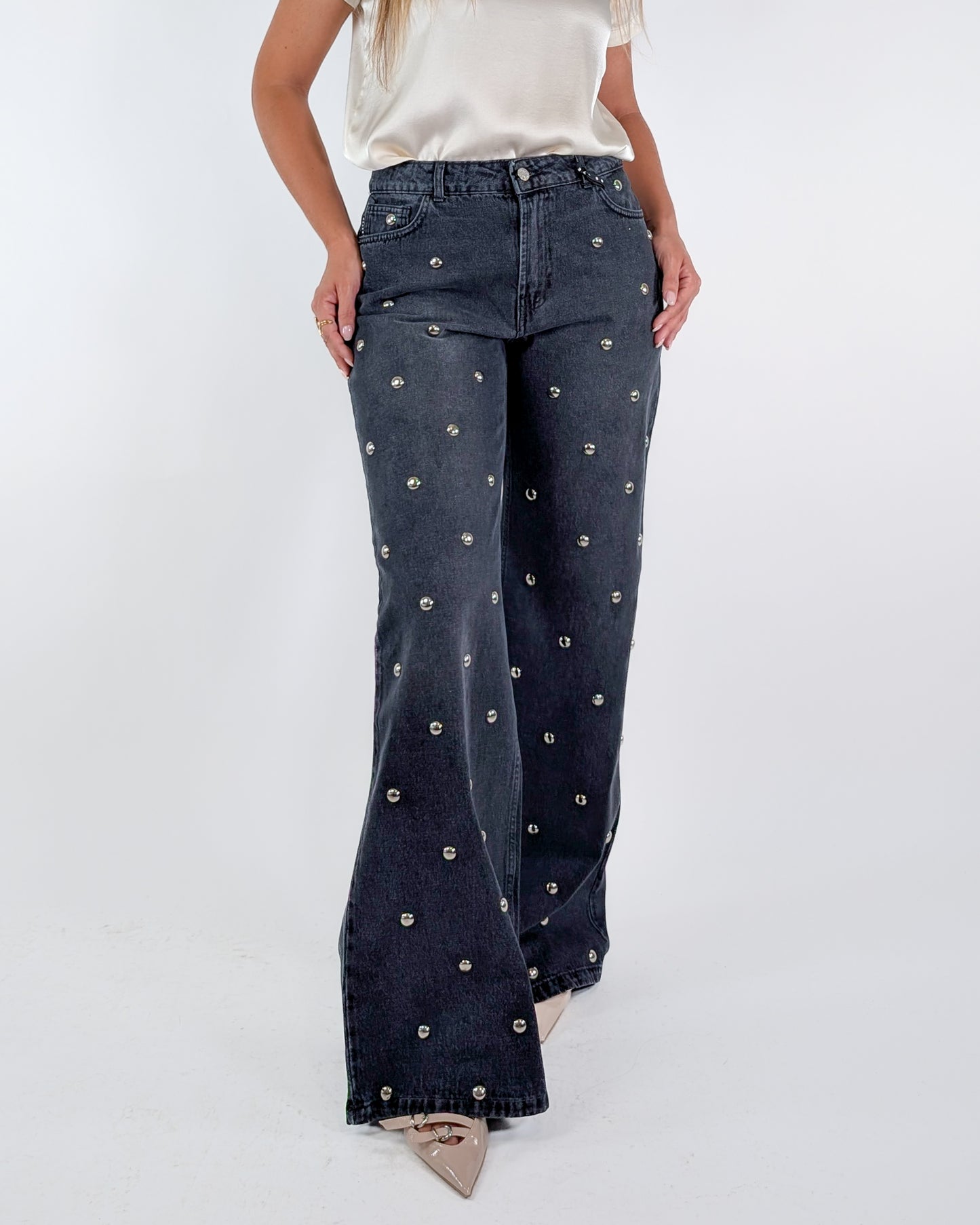 AI25 Have One Jeans PGZ-P114 Denim Nero